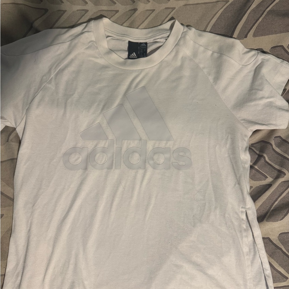 Adidas Women's Cream Logo Tank Top